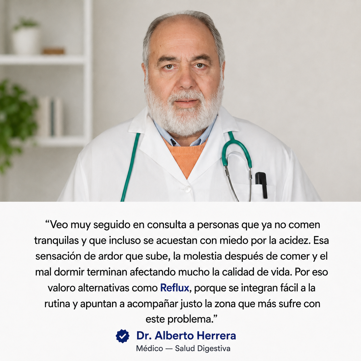 Reflora® | Alivio para la Acidez que Vuelve Después de Comer o al Acostarte
