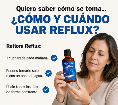 Reflora® | Alivio para la Acidez que Vuelve Después de Comer o al Acostarte